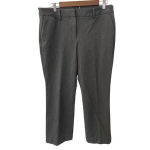 Talbots Barely Boot Gray Dress Pants Womens 14 Petite Charcoal Stretch Trousers